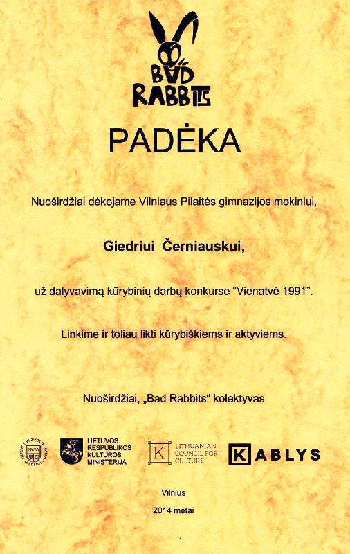giedriuicerniauskui2014
