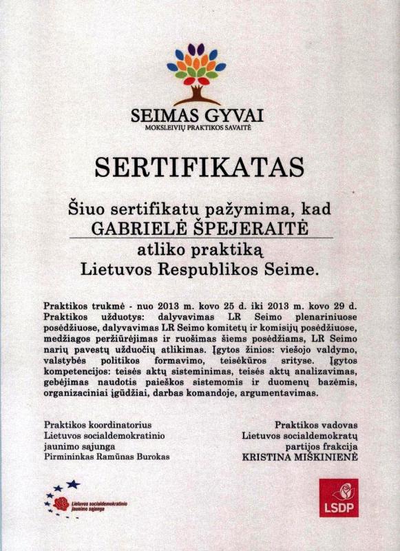 Gabrieles_serifikatas2013